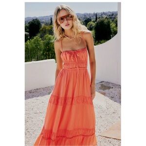 Free People Taking Sides maxi dress size M